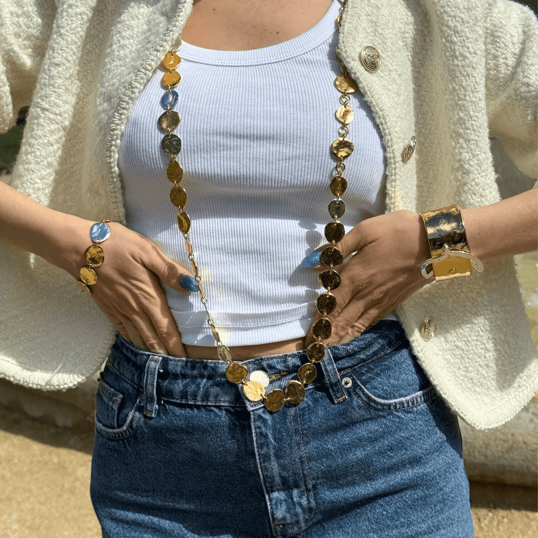 Gold and Silver "One Thousand and One Nights" Necklace