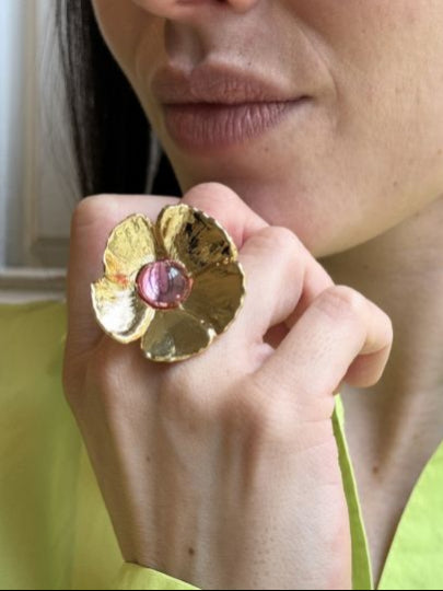 Bague Doré Cabaret