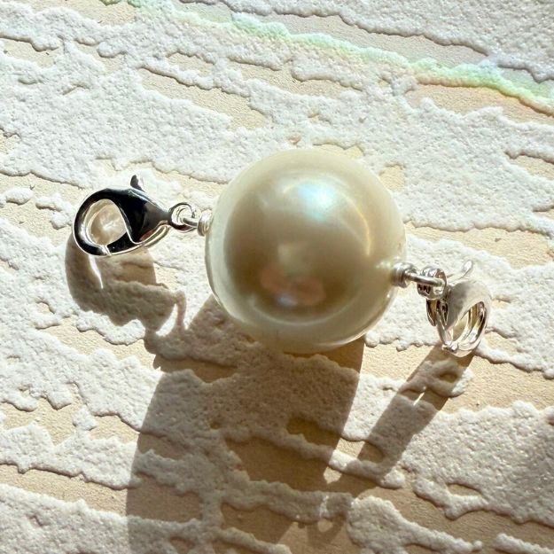 Perle Charms Argenté Mama