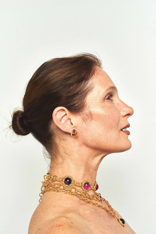 Boucles D'oreilles Percée Doré Joséphine
