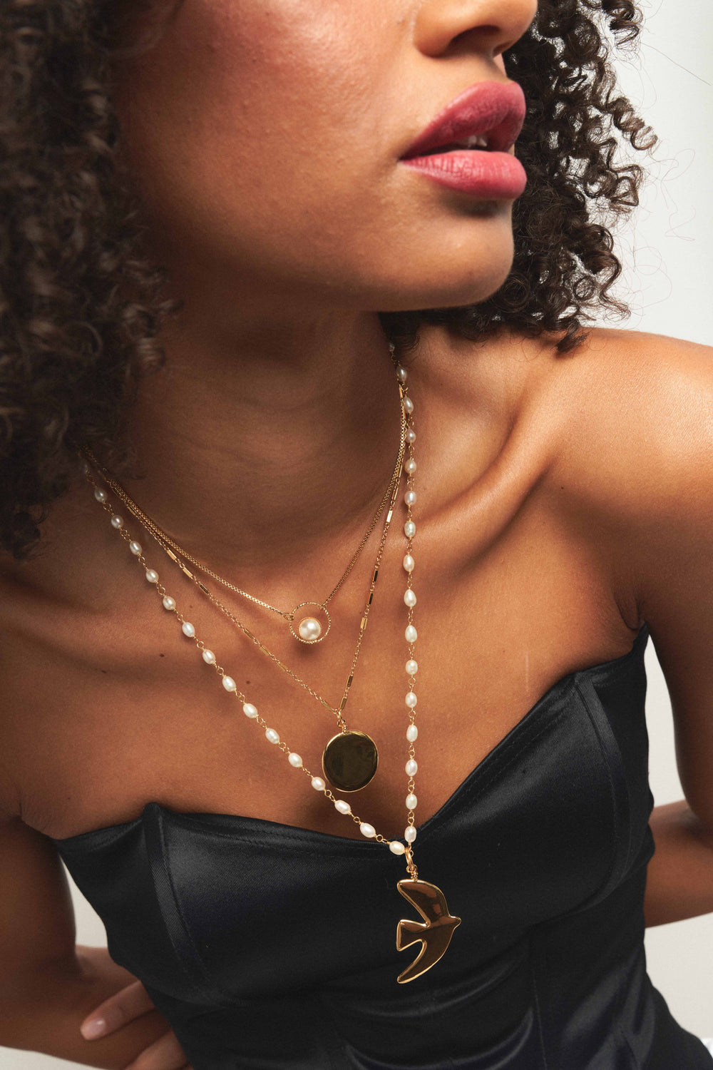 Collier Argenté L'heure Dorée