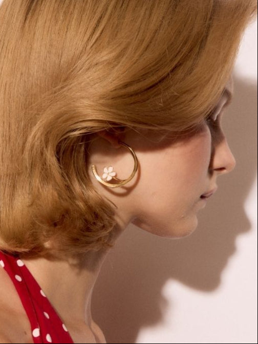 First Date Golden Hoops