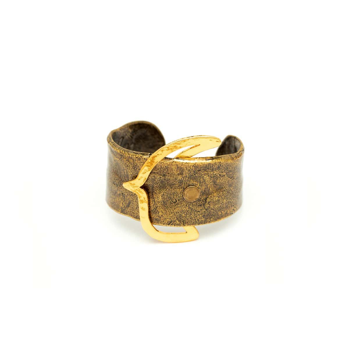 Dove Brass Cuff