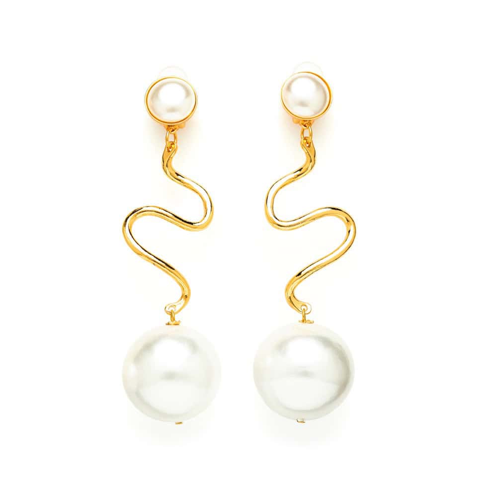 Arabesque Clip-On Earrings
