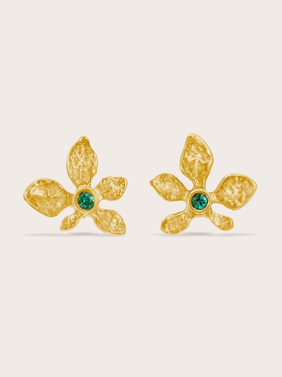 Boucles d'oreilles Brume Emeraude