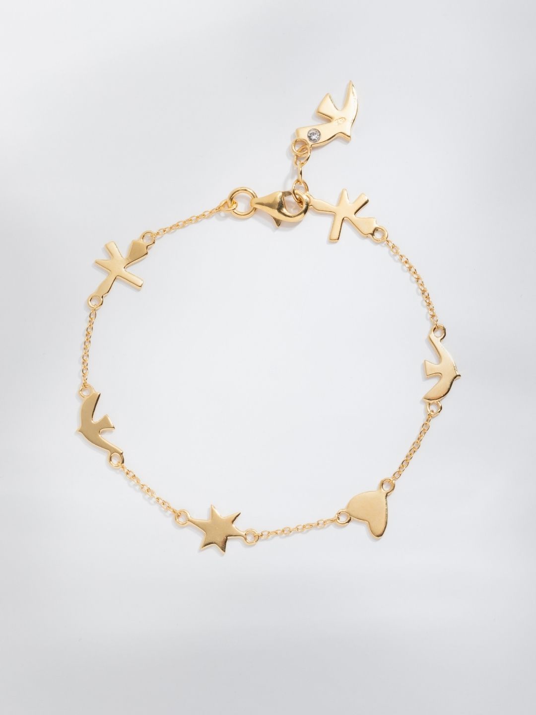 Sparkling Vermeil Bracelet