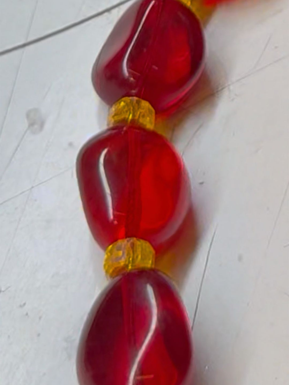 Collier Balade Rouge