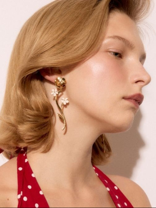 Clip-On Earrings Love Garden