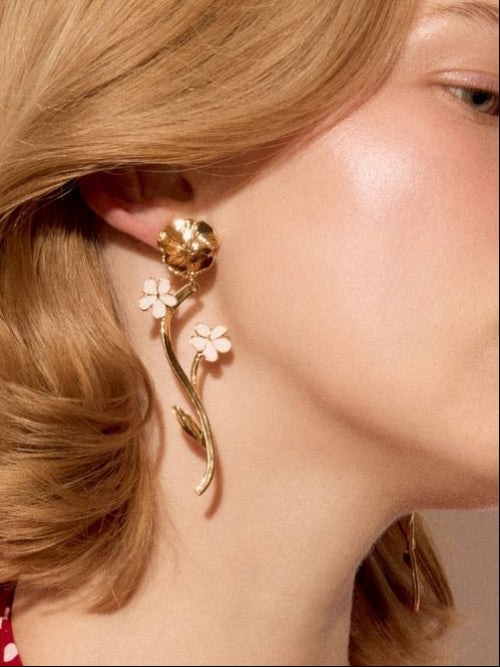 Clip-On Earrings Love Garden