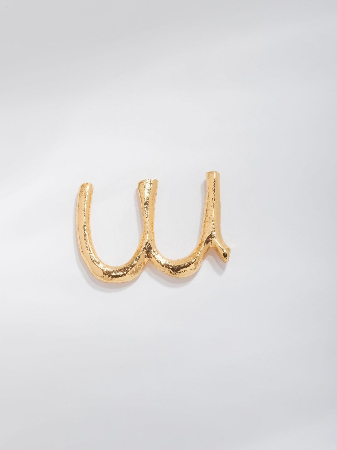 The Alphabet Earrings - LETTER W