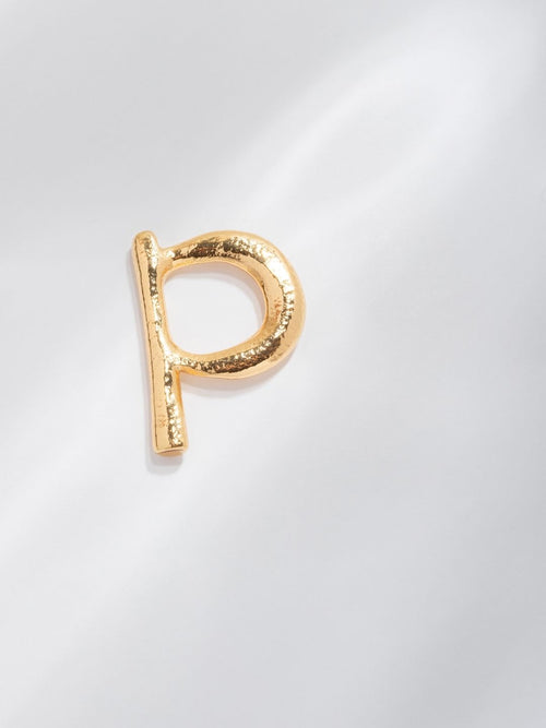 Boucles d'oreilles L'Alphabet - LETTRE P