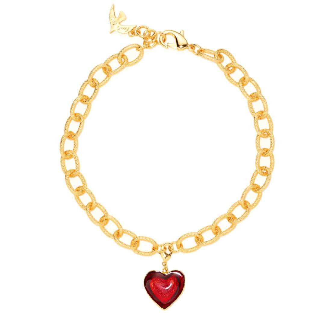 Collier L'Heure Dorée Coeur - Interchangeable