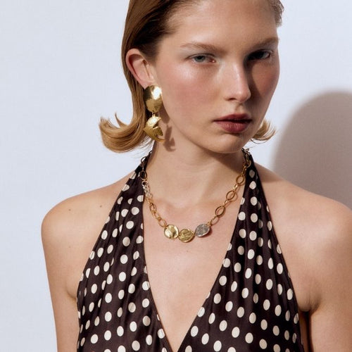 Collier Doré Argente Mille Et Une Nuit