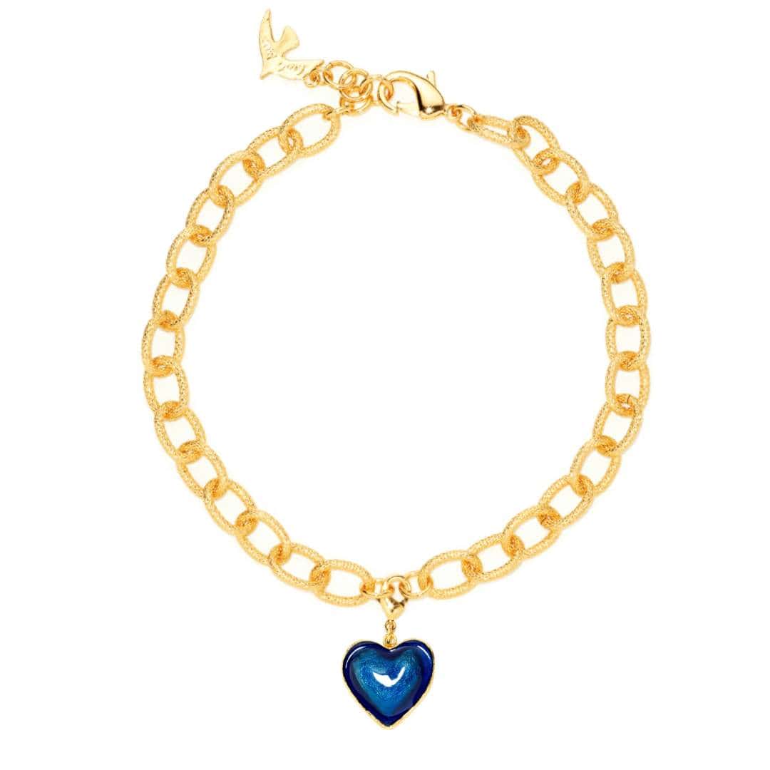 L'Heure Dorée Heart Necklace - Interchangeable