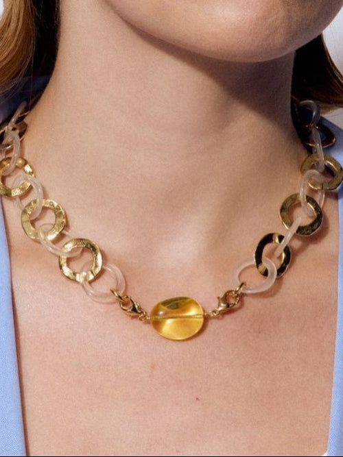Collier Doré "Midi" Interchangeable