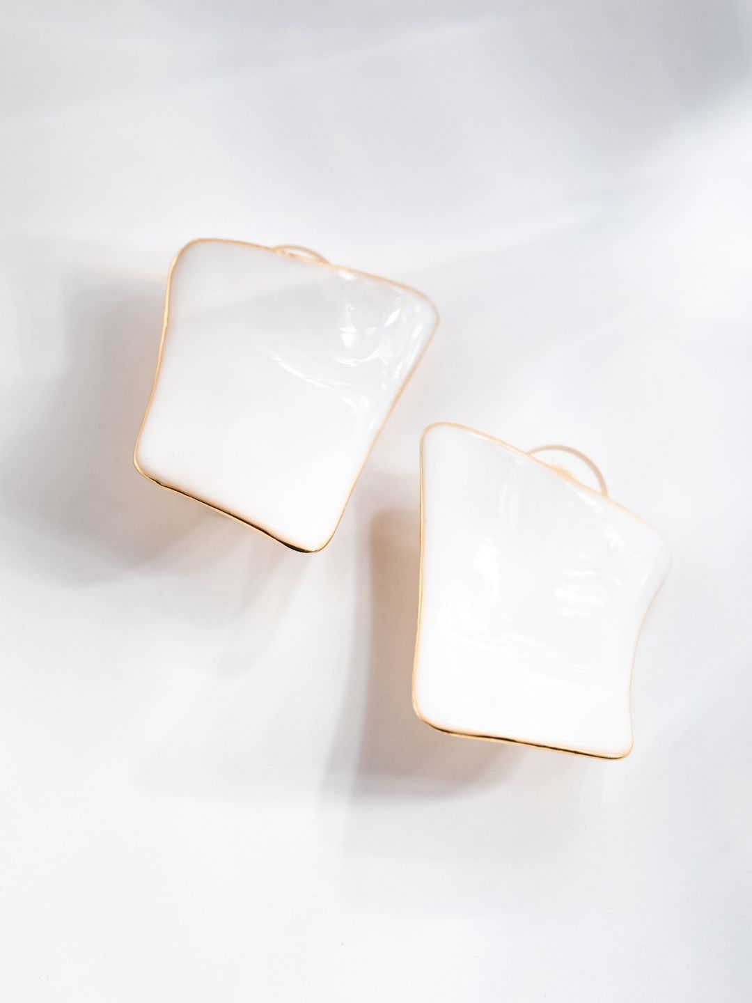 Gold Clip-On Earrings First Date