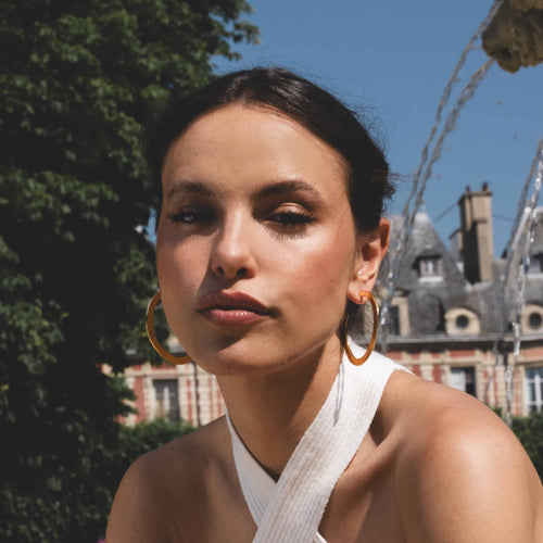Boucles D'oreilles Percées Doré Olala