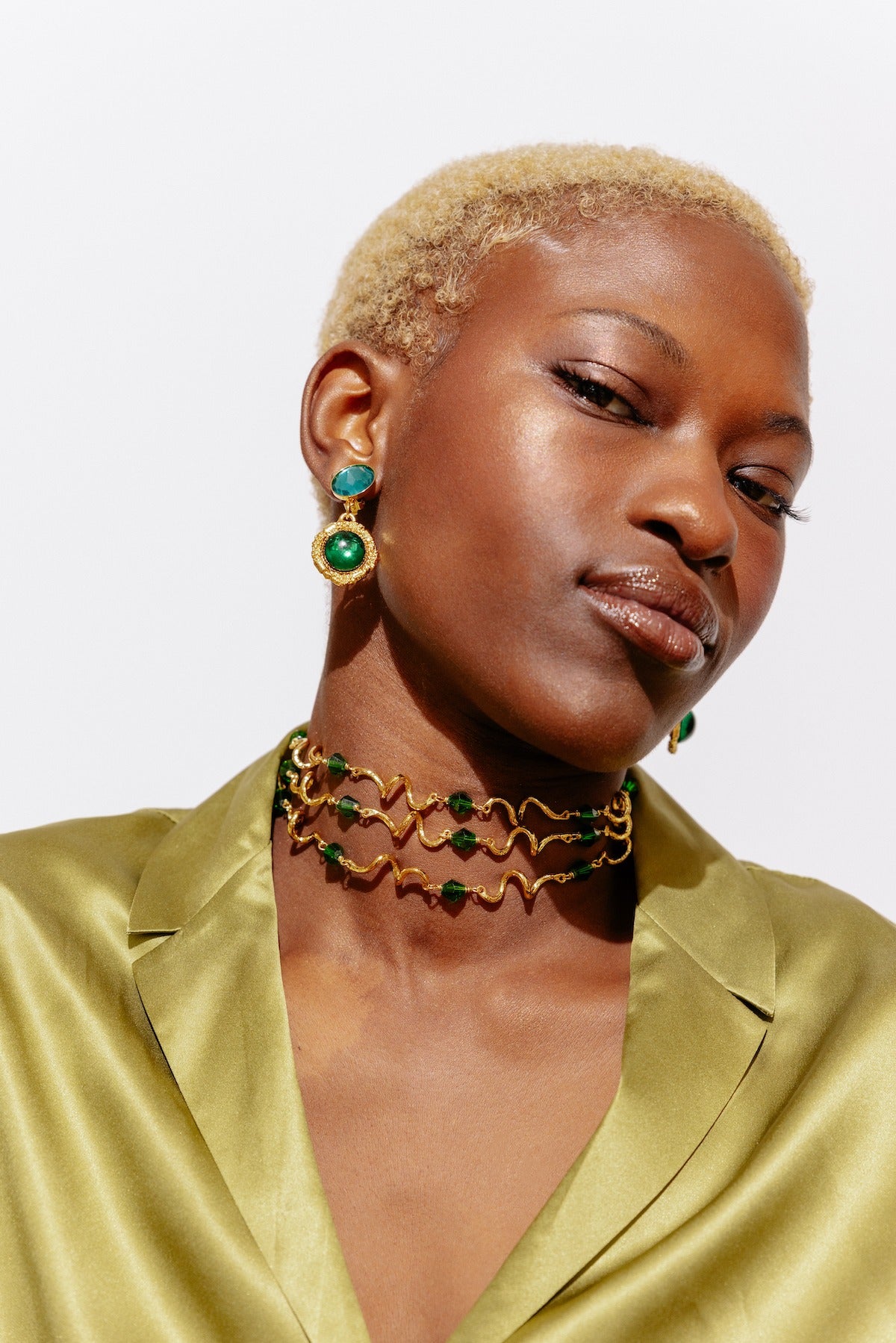 Boucles D'oreilles Clips Doré Cabaret