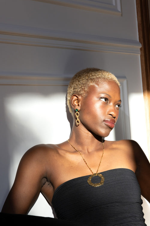 L'Heure dorée Gold-plated earrings