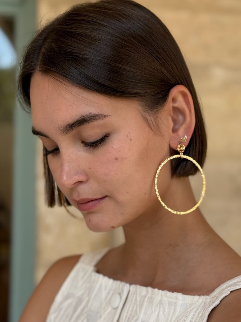 Boucles D'oreilles Percée Doré Toréador