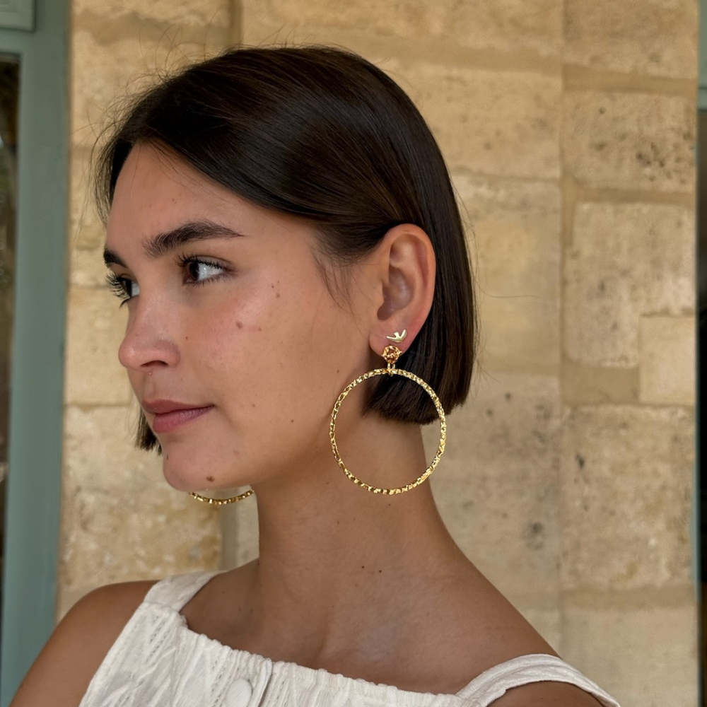 Boucles D'oreilles Percée Doré Toréador