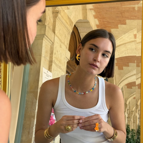 Boucles D'oreilles percée Doré Voyage