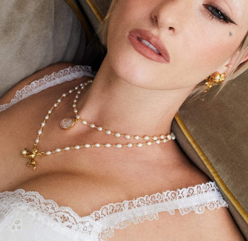 Collier doré Rencontre imprévue