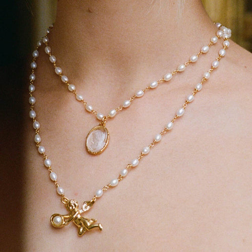Collier doré Rencontre imprévue