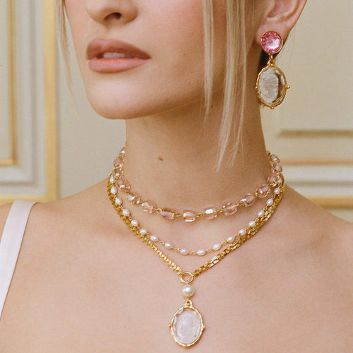 Gold-plated necklace Unexpected encounter