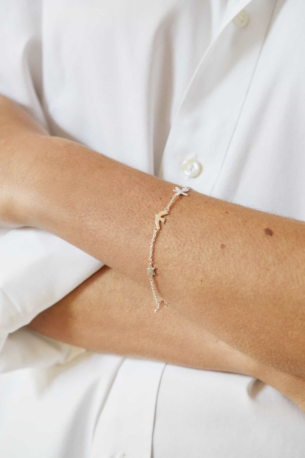 Bracelet Argent Massif Etincelle