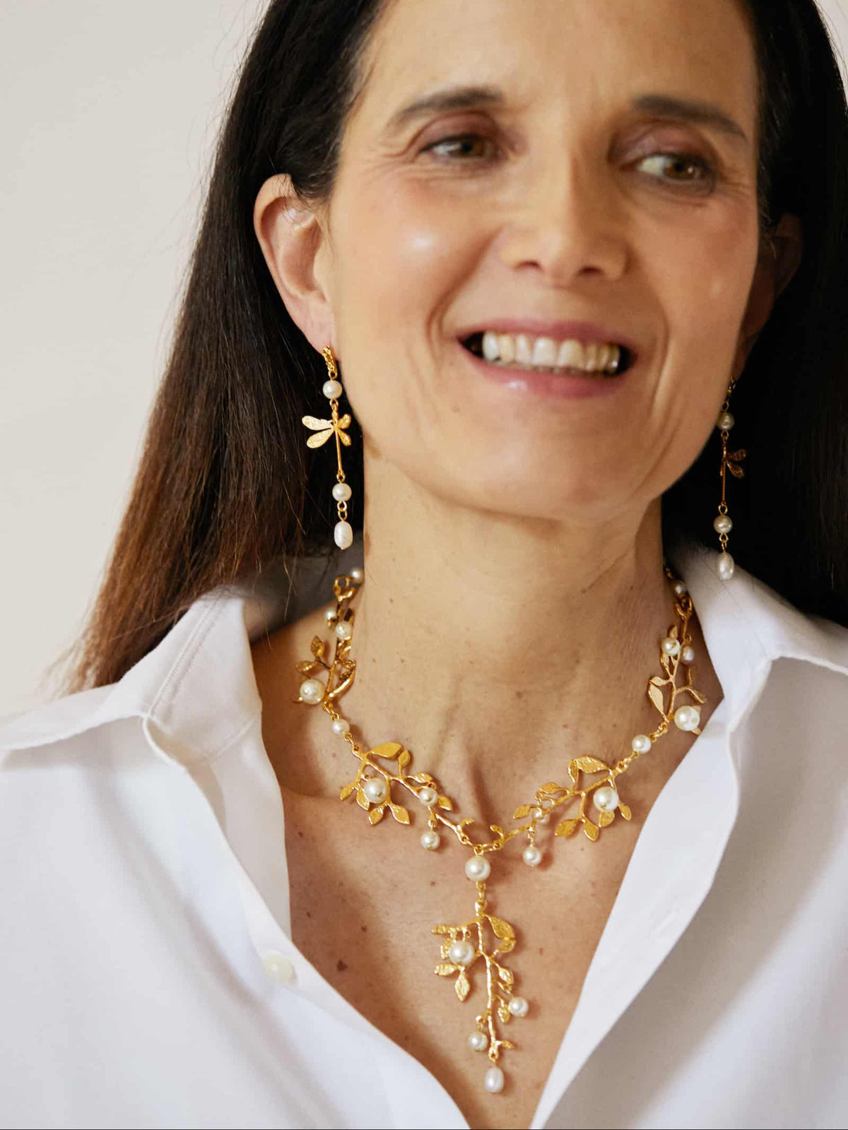 Boucles D'oreilles Percées Doré Maitika
