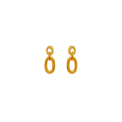 Boucles D'oreilles Percées Doré Céleste