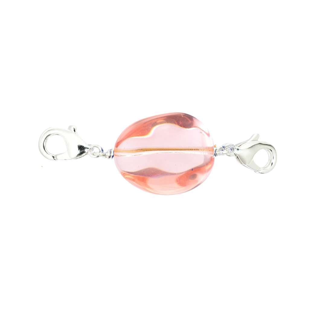 Nude Pink Silver-Plated Pearl Charms