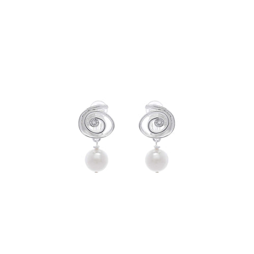 Boucles D'oreille Clips Argenté Padmée