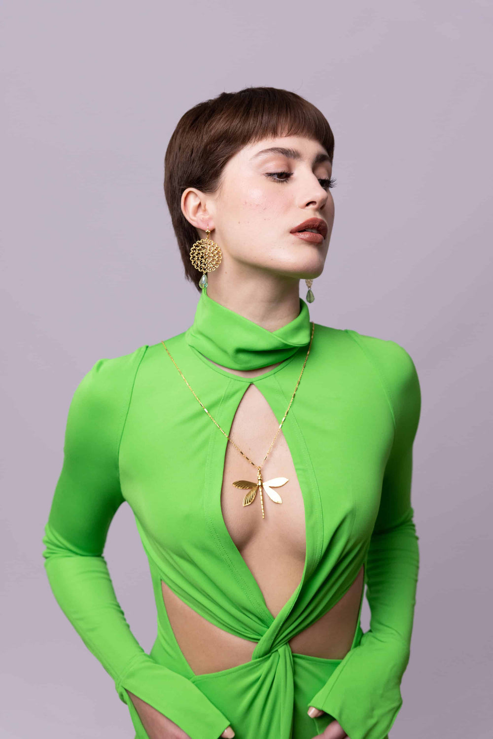 Gilded Maïtika Pendant