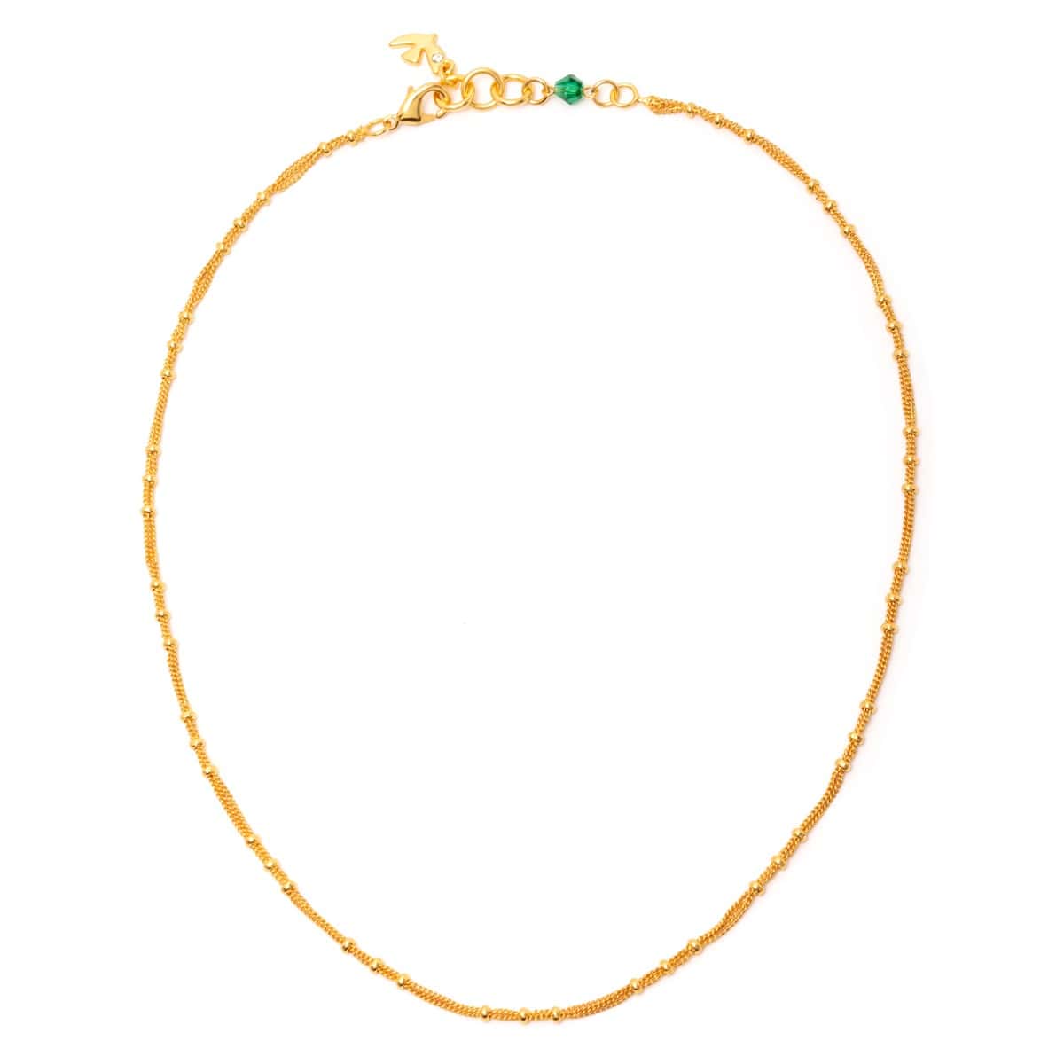 Collier doré Rencontre imprévue