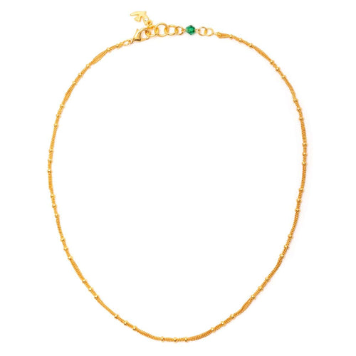 Collier doré Rencontre imprévue