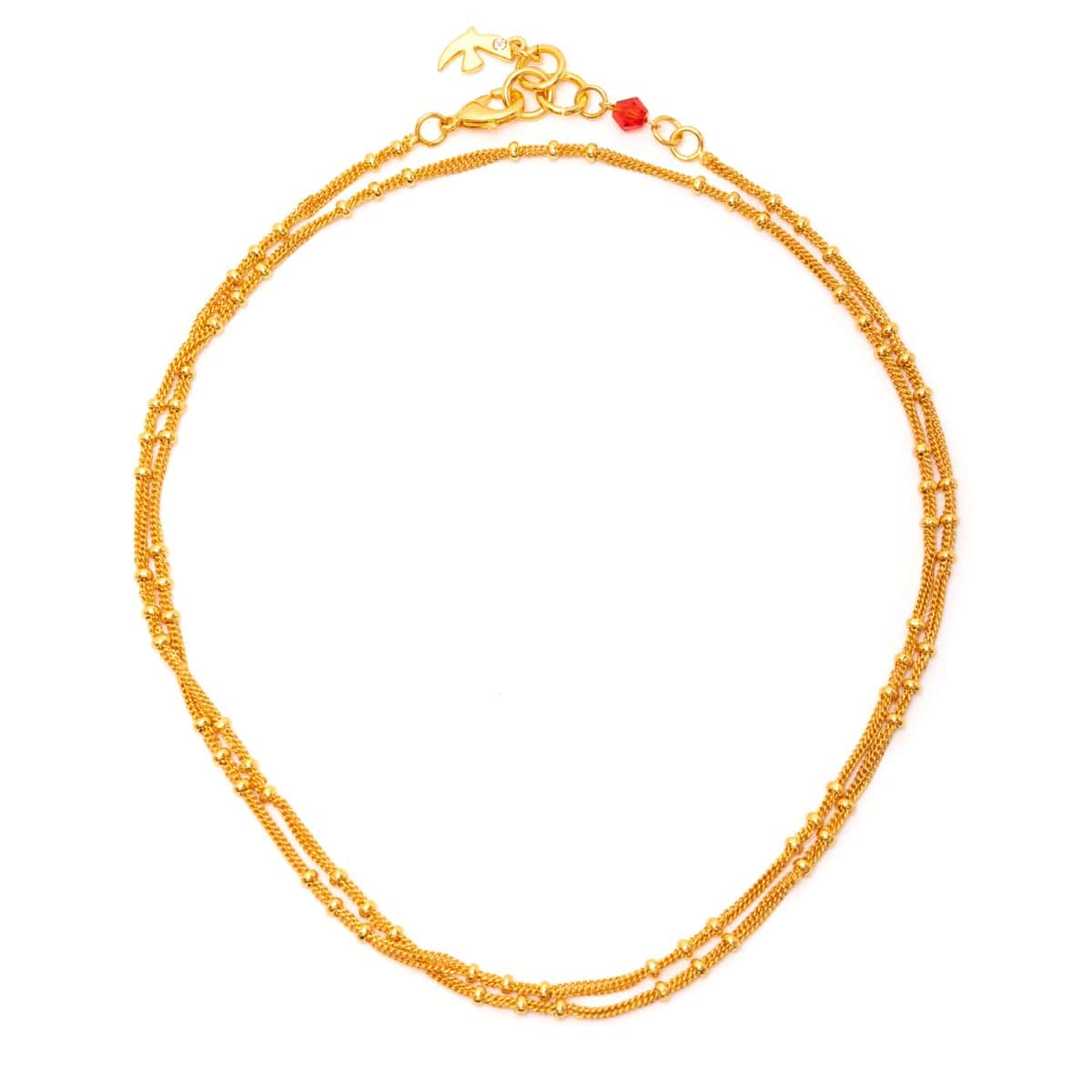 Gold-plated necklace Unexpected encounter