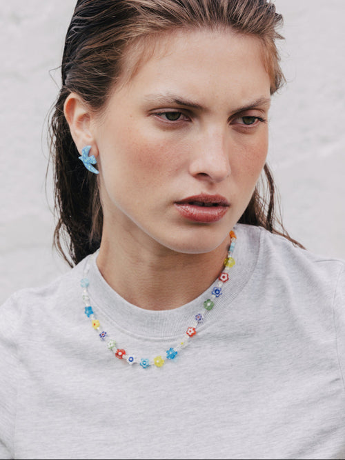 Silver necklace BB