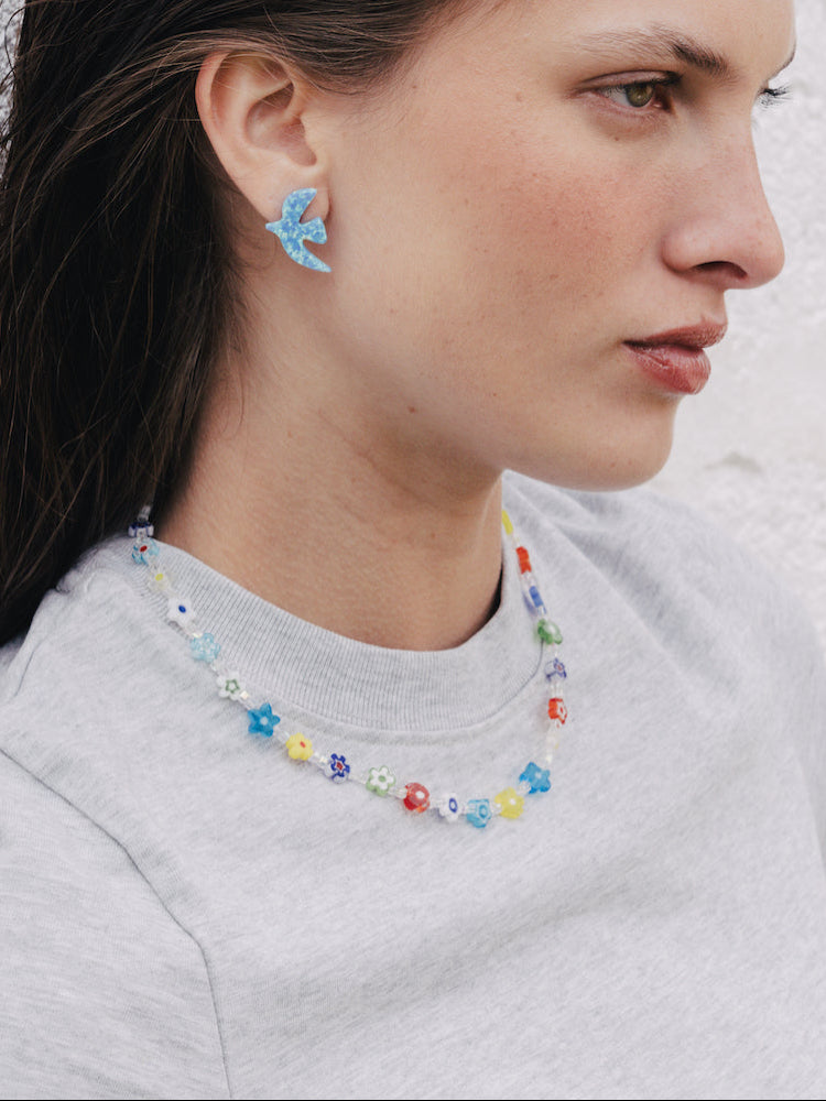 Silver necklace BB