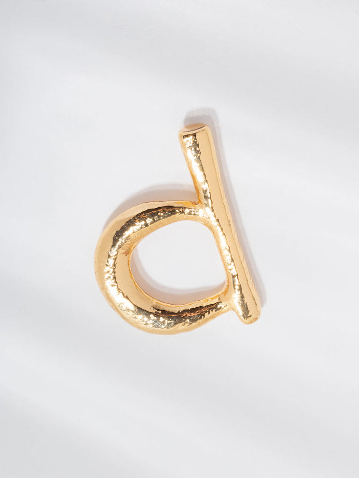 Boucles d'oreilles L'Alphabet - LETTRE D