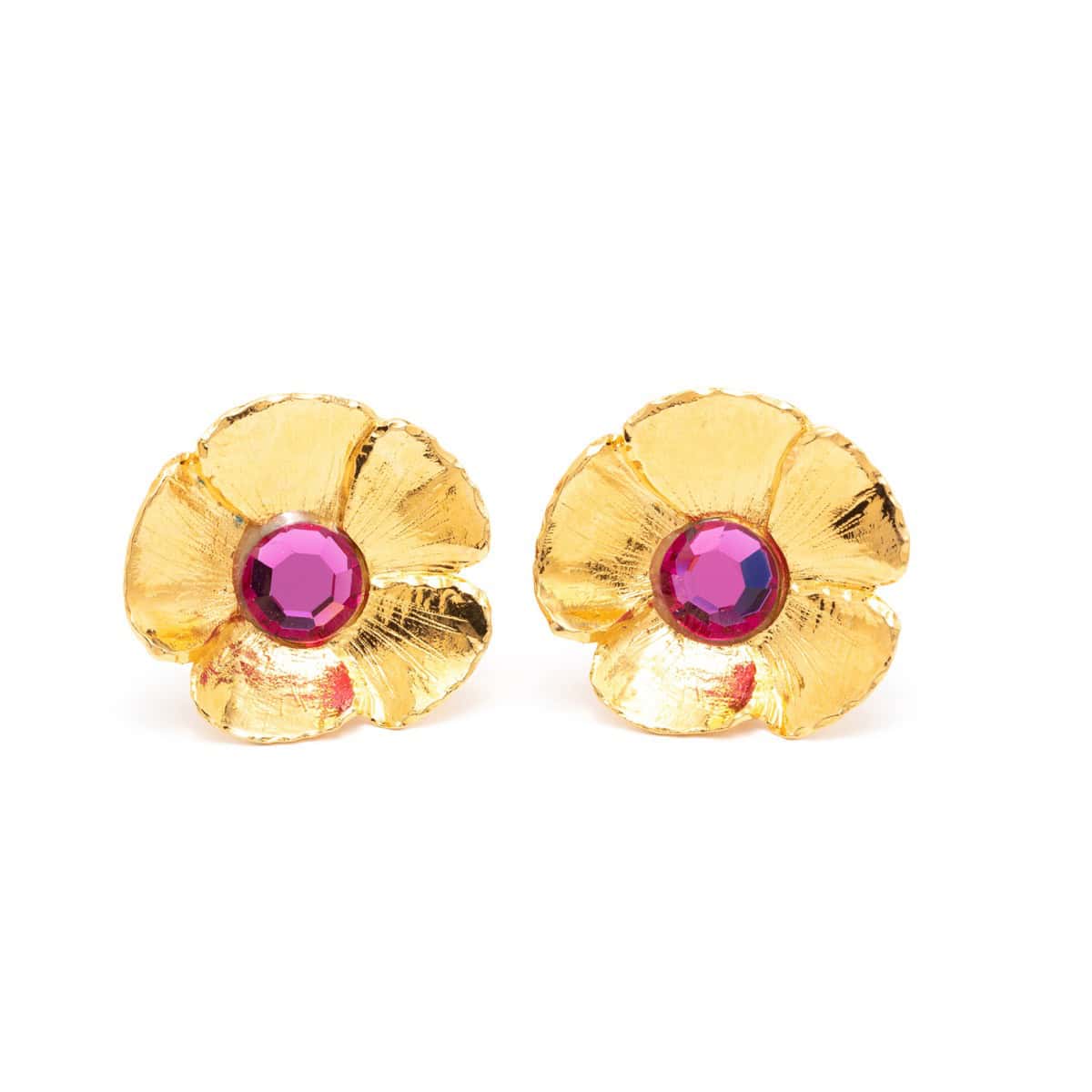 Gold Cabaret Clip-On Earrings
