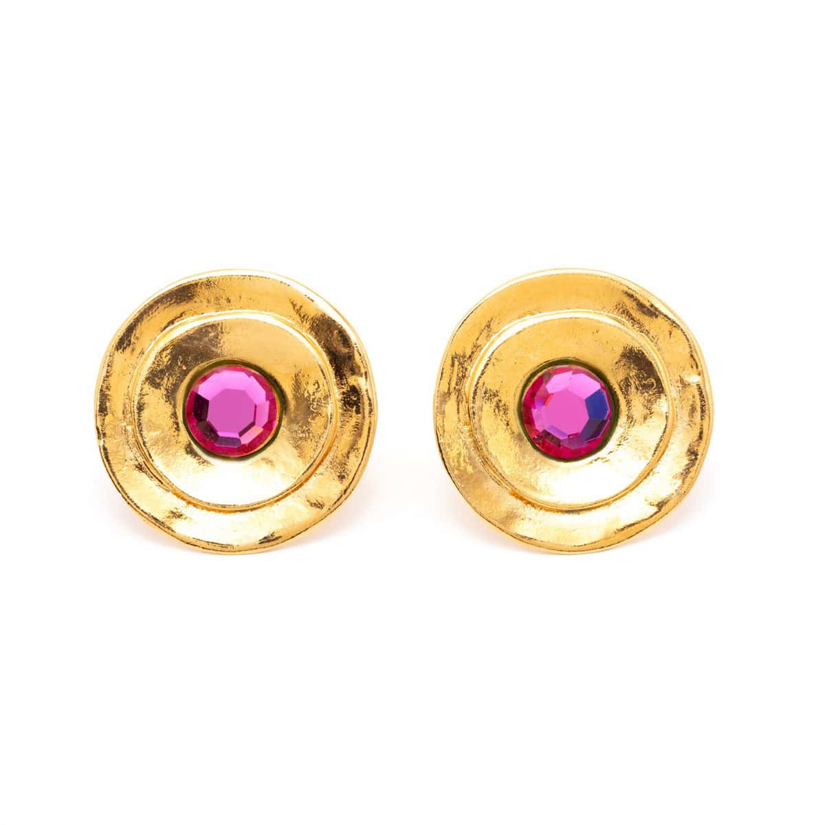 Gold Cabaret Clip-On Earrings