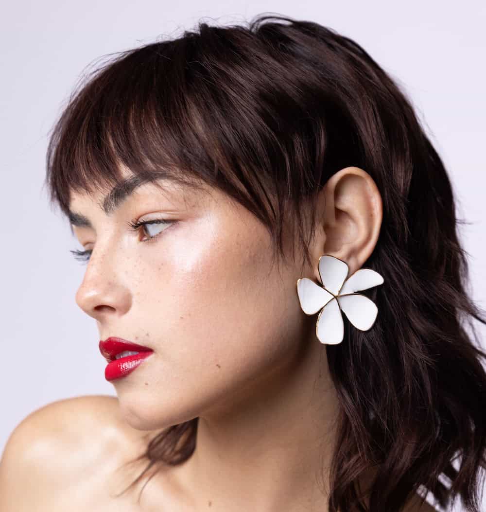 Gold Clip-On Earrings 41 Degrees