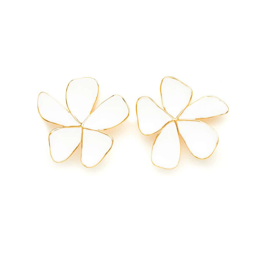 Gold Clip-On Earrings 41 Degrees