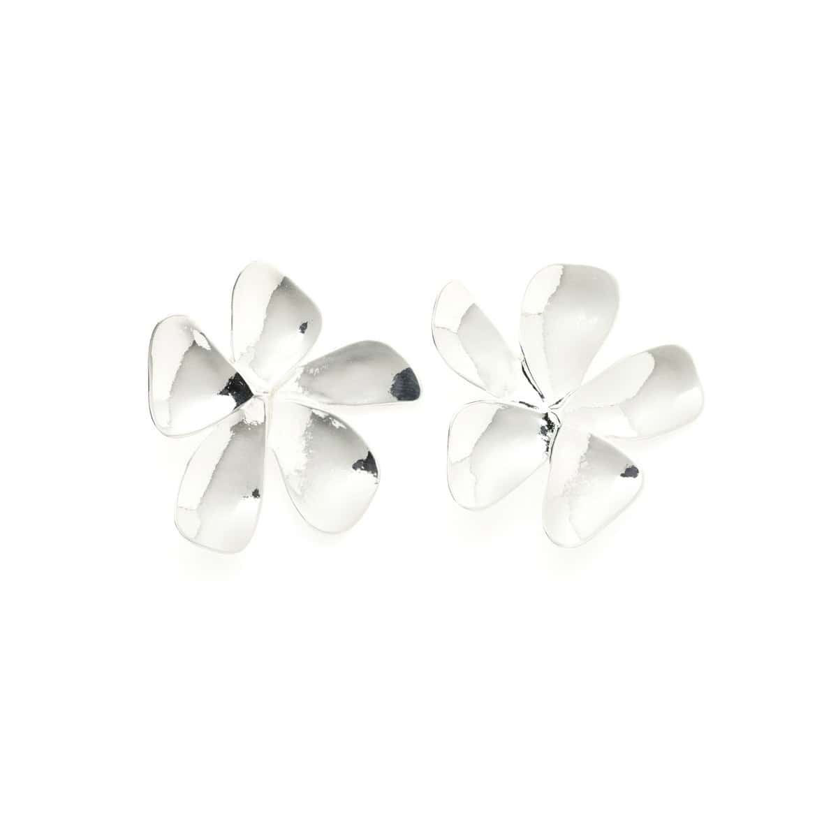 Silver Plated Clip-On Earrings 41 Degrees
