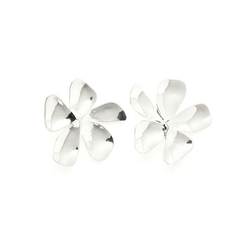 Silver Plated Clip-On Earrings 41 Degrees