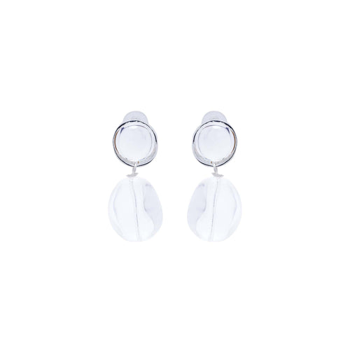 Silver Clip-On Earrings Delicacy