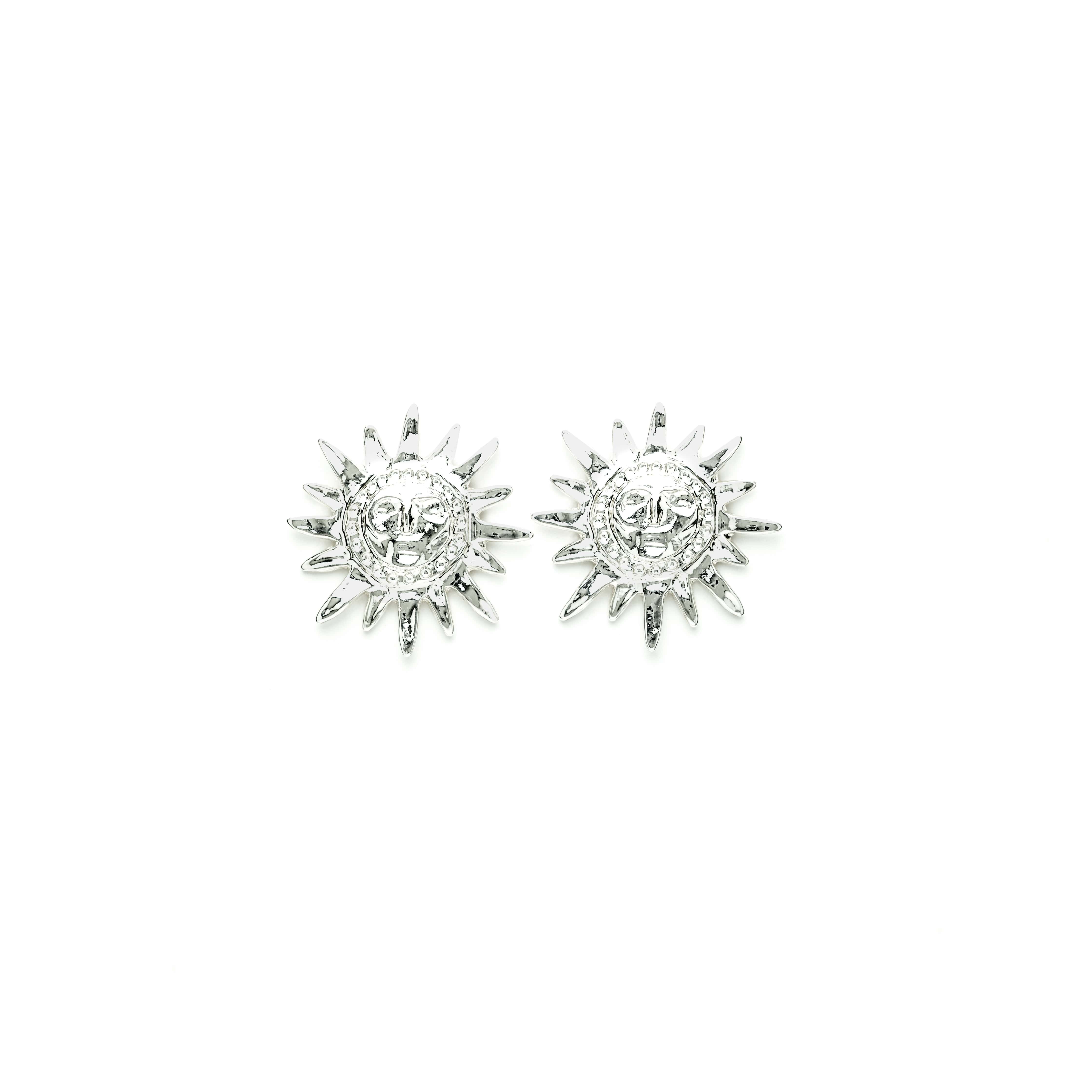 41 Degrees Silver Pierced Earrings