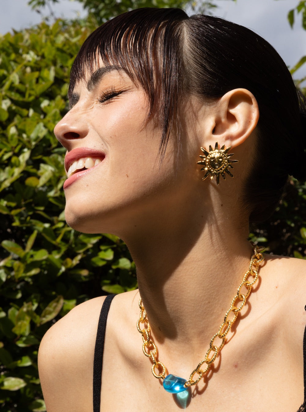 Boucles D'oreilles Percées Doré 41 Degrés